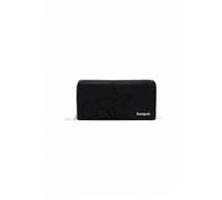 (TG. 27.5) Desigual Accessories Pu Long Wallet, Portafoglio Bi-Fold Donna, Nero,