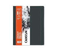 (TG. 27,9x35,6cm) CANSON Graduate Book, Blocco per schizzi, grana morbida, 120 g