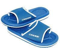 (TG. 27) Cressi Lipari Ciabatta per Spiaggia e Piscina, Unisex, Azzurro/Bianco,