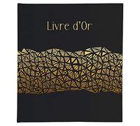 (TG. 27 x 22 cm) exacompta Libro degli Ospiti, Nero, 27 x 22 cm - NUOVO