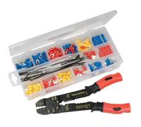 (TG. 271pce) Silverline 457054 - Set di attrezzi per crimpatura 8P8C/6P6C/4P4C -