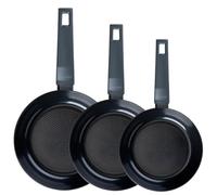 (TG. 28/24/20 cm) Fackelmann Statement - Set di 3 padelle, 20/24/28 cm, padelle