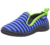 (TG. 28/29 EU) Playshoes Ciabatte-Righe, Pantofole Unisex-Bambini, Blu (Blue/Gre