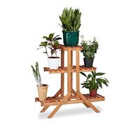 (TG. 28.5x83x82.5 cm) Relaxdays Scaffale per Fiori, 82,5 x 83 x 28,5 cm, per Pia