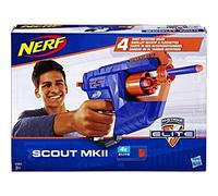 (TG. 28.6 x 6.4 x 22.5 cm) Hasbro Nerf Elite Scout MKII - NUOVO