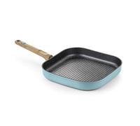 (TG. 28) BRA Padella antiaderente in alluminio forgiato NORDIK a coste Grill Pan