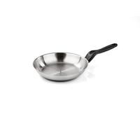 (TG. ø28 cm) Barazzoni Le Inoxidabili Padella, Acciaio Inox 18/10, Argento, 28