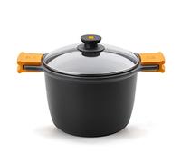 Pentola efficiente BRA con coperchio alto in alluminio pressofuso da 28 cm