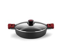 (TG. 28 cm) Isogona. - Bra- a410528 - Pentola bassa 28 cm c/coperchio Ind al