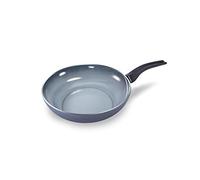 (TG. 28 cm) Moneta Aria Finegres Wok (padella Saltapasta) 28 cm 1 manico Moneta
