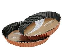 (TG. 28 cm) Moneta Zecchino Stampo Crostata Antiaderente, Diametro 28 cm - NUOVO