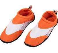 (TG. 28 EU) Cressi Coral Con Lacci, Scarpette Mare Unisex Bambini, Bianco Aranci