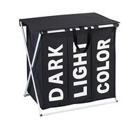(TG. 28 x 28 x 18 cm) Wenko 62090100 Trio Top - Cesto portabiancheria in poliest
