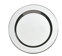 (TG. 28 x 28 x 30 cm) APS Set di 6 sottobicchieri, Acciaio Inox, Argento, 28