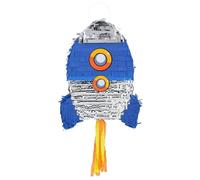 (TG. 28 x 8,5 x 38 cm) Boland 50514 - Pinata Rocket, 56 x 23 cx 18 cm, decorazio