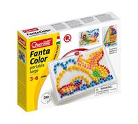 (TG. 283 Pezzi) Quercetti- Fanta Color Portable Large Gioco di Composizione, Mul