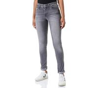 (TG. 28W / 30L) Cross Anya Jeans, Grigio Usato, 28W x 30L Donna - NUOVO