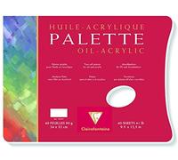 (TG. 29.7 x 42 cm, 90 g, 40 Sheets) Clairefontaine 96593C - Tavolozza in carta i