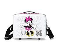 (TG. 29 centimeters) Minnie Enjoy The Day Adaptable Beauty Case - NUOVO