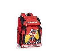 (TG. 29x41Hx13,5 cm) MARIO KART - Zaino Scuola Ufficiale Mario Kart, Zaino Bambi