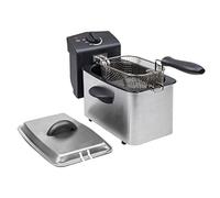 (TG. 2L) Tristar FR-6919 Friggitrice, 800 W, 18/8 Stainless Steel, Acciaio/Nero