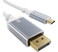 (TG. 2m) KabelDirekt - Cavo adattatore da USB C a DisplayPort 1.4 8K con conne