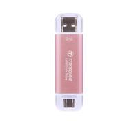 (TG. 2T) Transcend SSD Portatile ESD310P 2TB, 10 Gbit/s, Type-A/Type-C, compatib