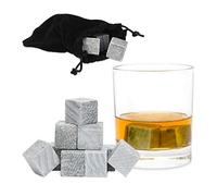 (TG. 2x2x2 cm) Relaxdays Pietre da Whisky, Set 9 Stones per Drink, Accessori per