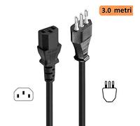 (TG. 3,0 metri) Ewent EW-190101-030-N-P Cavo Alimentazione Spina Italiana 10A -