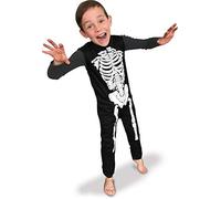 (TG. 3/4 anni (90/104 cm)) Rubies 156343S - Costume da scheletro per bambini, un