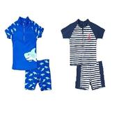 (TG. 3-4 anni) Playshoes zweiteilig Schwimmshirt Badeshorts Badebekleidung Hai 9