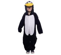 (TG. 3-4 anni) Rubies Costume Pinguino per bambino e bambina, Tuta con cappuccio