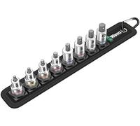 (TG. 3/8", 8-Teilig) Wera 05003971001 - Set di bussole a esagono incassato Belt