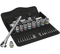 (TG. 3/8") 8100 SB 10 Kit con cricchetto Zyklop Metal con passante quadro attaco