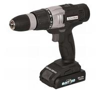 (TG. 3/8_pollice) Ribimex PRBAT20/P Trapano Avvitatore a percussione 2 batterie