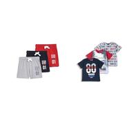 (TG. 3 anni) Chicco Set Magliette + Set Pantaloncini - Rosso, 3 anni - NUOVO