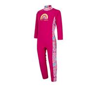 (TG. 3 anni) Speedo Bambina All-In-One Sun Suit Rash Guard Shirt, Thai/Menta/Azz