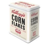(TG. 3 l) Nostalgic-Art Contenitori di Latta retrò L, Kellogg's - Corn Flakes