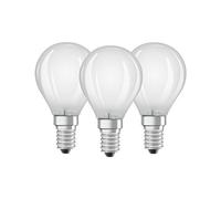 (TG. 3 Lamp.) Osram BASE CLAS P Lampada LED E14, 4.5 W, Luce calda, 3 Lamp - NUO