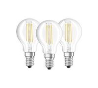 (TG. 3 Lamp) Osram Base CLAS P Lampada LED E14, 4 W, Luce Neutra, 3 Lamp - NUOVO