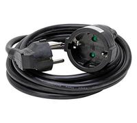 (TG. 3 m) Kopp 143205043, Prolunga con presa Schuko 3 m, nero - NUOVO