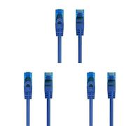 (TG. 3 mt (Confezione da 3)) Ewent Cavo di Rete, Patch Cat 5e U/UTP, AWG 26/7, 2