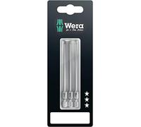 (TG. 3 pezzi) Wera - 05073471001 - Inserti TORX®, 867/4 Z Inserti TORX®, TX 15