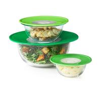 (TG. 3 pezzo Set) OXO Good Grips Coperchio in silicone riutilizzabile - 3 pezzo