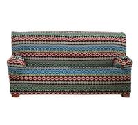 (TG. 3 posti) Eysa Kilim - Copridivano Elastico, Colore: Blu 3 posti Blu - NUO