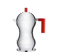 (TG. 3 Tazze) Alessi Pulcina MDL02/03RFM Caffettiera per Espresso di Design in F