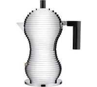(TG. 3 Tazze) Alessi Pulcina MDL02/3 B Caffettiera per Espresso di Design in Fus