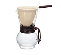 (TG. 3 tazze) HARIO Legno Collo Panno Drip Pot, Dark, 3 Tazze - NUOVO