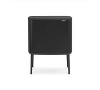 (TG. 3 x 11 Litri) Brabantia Bo Touch Bin Pattumiera, Metallo, Nero Opaco, 3 x 1