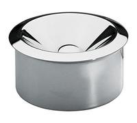 (TG. 3 x 12 x 11.5 cm) Alessi 90010/I - Posacenere a due elementi in acciaio